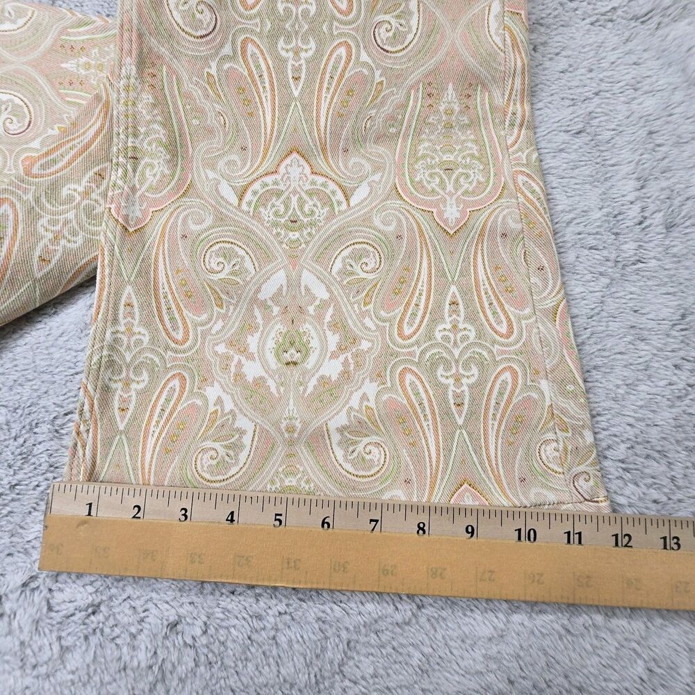 Wrangler High Rise Fierce Flare Paisley Print Womens Jeans Size 12 (31 X 32) - Picture 13 of 16